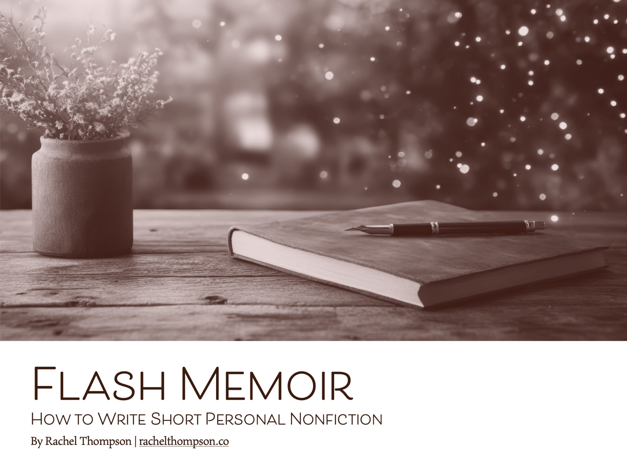 Flash Memoir Workbook